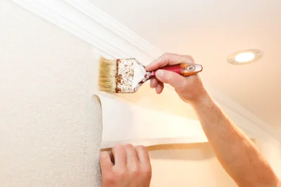 Pose de papier peint à Pîtres — revêtements muraux et toiles de verre